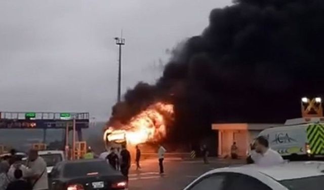 Diyarbakır otobüsünde yangın: 2 ölü, 8 yaralı