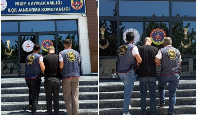 Gaziantep'te haklarında kesinleşmiş hapis cezası bulunan 2 firari yakalandı