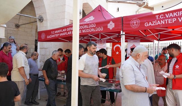 Gaziantep'te vakıf geleneği sürdürülüyor