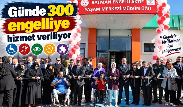 Günde 300 Engelliye Hizmet Veriliyor
