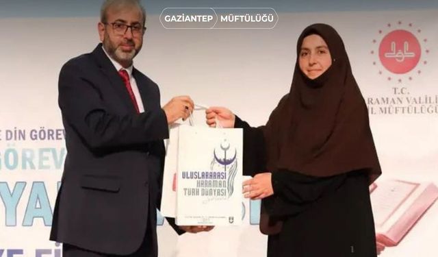 Hafızlık yarışmasında Gaziantep