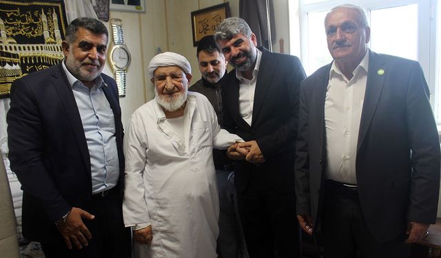 HÜDA PAR Milletvekili Dinç'ten, Şeyh El-Kavumani'ye ziyaret