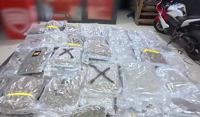 İstanbul'da narkotik operasyonu: 143 kilogram skunk ele geçirildi