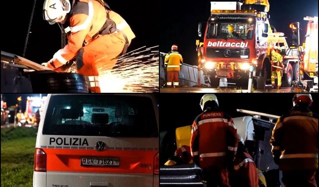 İsviçre'de tur otobüsü kazası: Çok sayıda ölü ve yaralı