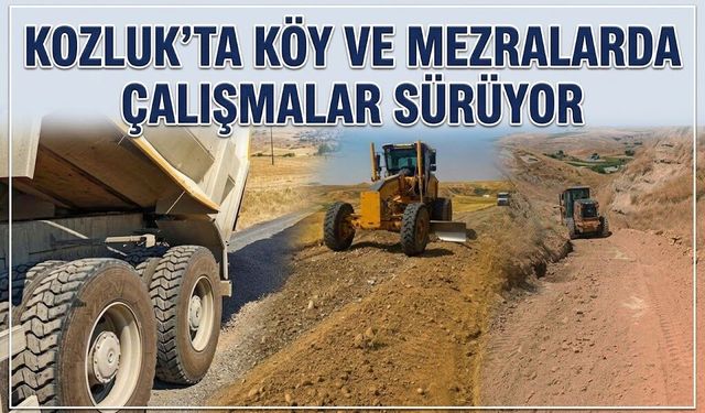 Kozluk’ta Köy ve Mezralarda Çalışmalar Sürüyor