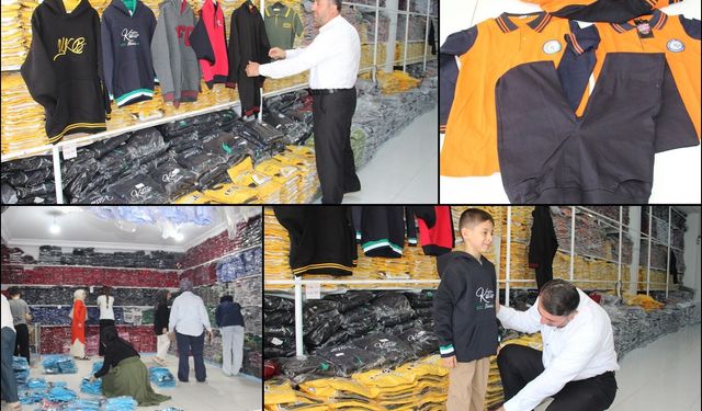 Okul kıyafetleri reyonlarda yerini aldı