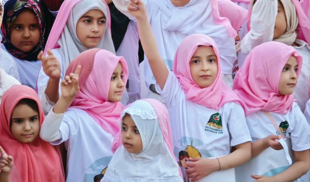 Şanlıurfa'da çocuklar 'Hayat Namazla Güzeldir' etkinliğinde buluştu