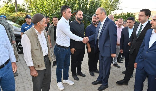 Vali Canalp’ten Sason’un Acar Köyüne Ziyaret