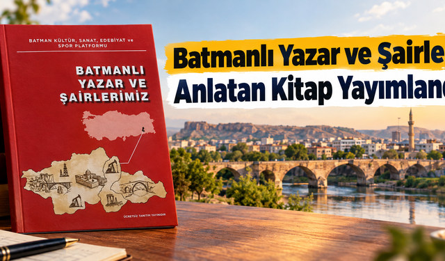 Batmanlı Yazar ve Şairleri Anlatan Kitap Yayımlandı
