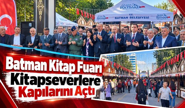 Batman Kitap Fuarı Kitapseverlere Kapılarını Açtı