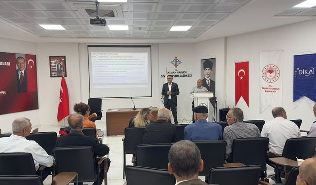 Batman’da Çiftçilere Yönelik Tarımsal Eğitim Programı