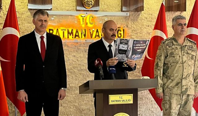 Batman’da İlk 9 Ayda 6 Bin 456 Kişi Yakalandı!