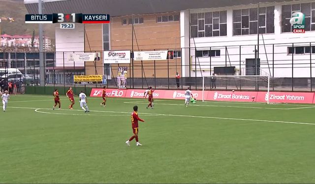 Komşu Bitlis’ten Kayserispor’a 4 Gollü Darbe! Tribünlerden Batman Tezahüratı