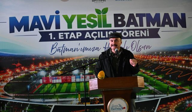 Batman’da Dev Proje Yükseliyor: Mavi Yeşil Batman Projesi’nin İlk Etabı Hizmete Açıldı