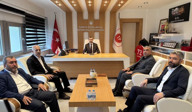 HÜDA PAR Batman İl Başkanı Doğru’dan TPAO’ya Ziyaret: Gaziler-1 Kuyusu Gündemde