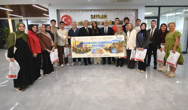 İstanbul’dan Batman’a Gelen Öğrenciler “Bizim Gök Kubbemiz” Projesi Kapsamında Ağırlandı