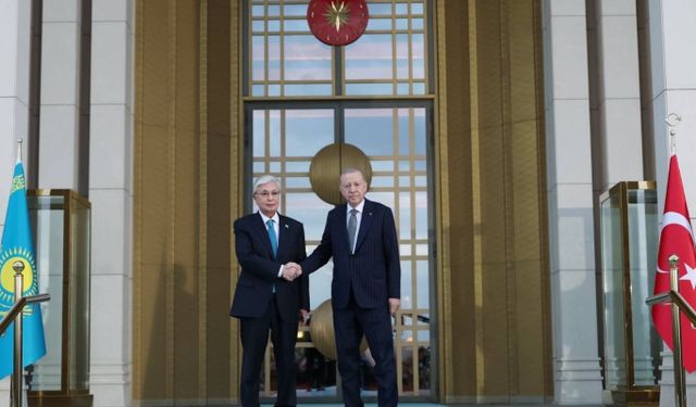 Kazakistan Cumhurbaşkanı Tokayev Ankara'da