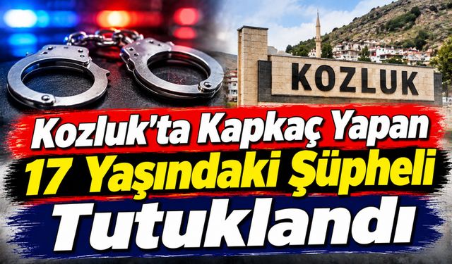 Kozluk’ta Kapkaç Yapan 17 Yaşındaki Şüpheli Tutuklandı