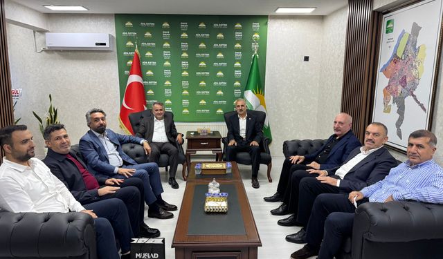 MÜSİAD Batman’dan HÜDA PAR İl Başkanlığına Hayırlı Olsun Ziyareti