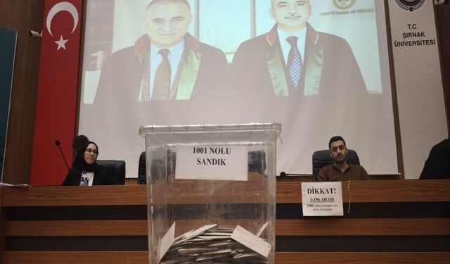 Şırnak'ta Baro başkanlığına Av. Metin Tatar seçildi