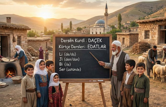 Dersên Kurdî DAÇEK - Kürtçe Dersleri EDATLAR