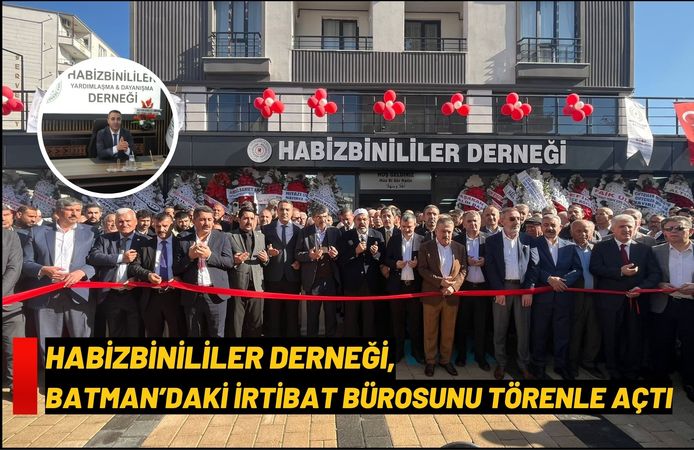 Habizbinililer Derneği, Batman’daki İrtibat Bürosunu Törenle Açtı