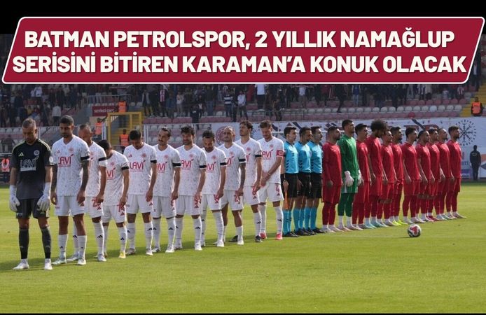 Batman Petrolspor, Namağlup Serisini Bitiren Karaman’a Konuk Olacak