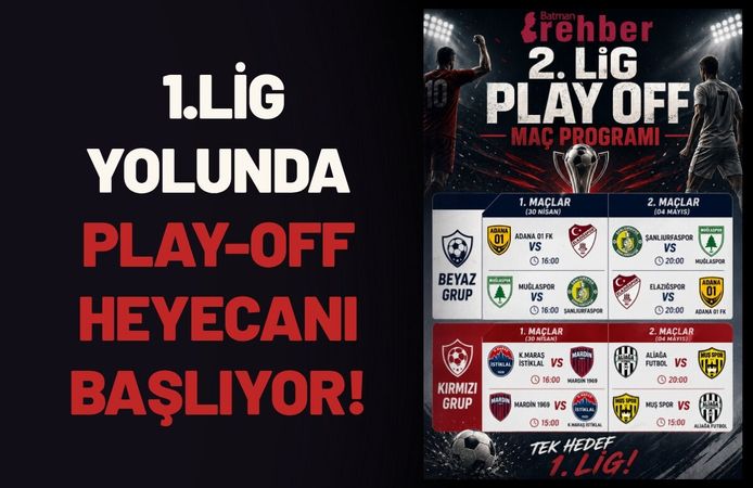 1.Lig Yolunda Nefesler Tutuldu: Play-Off Heyecanı Başlıyor!