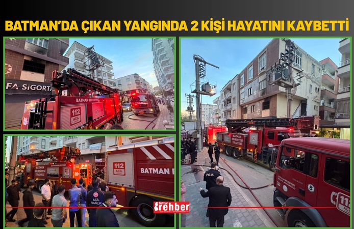 Batman’da Çıkan Yangında 2 Kişi Hayatını Kaybetti
