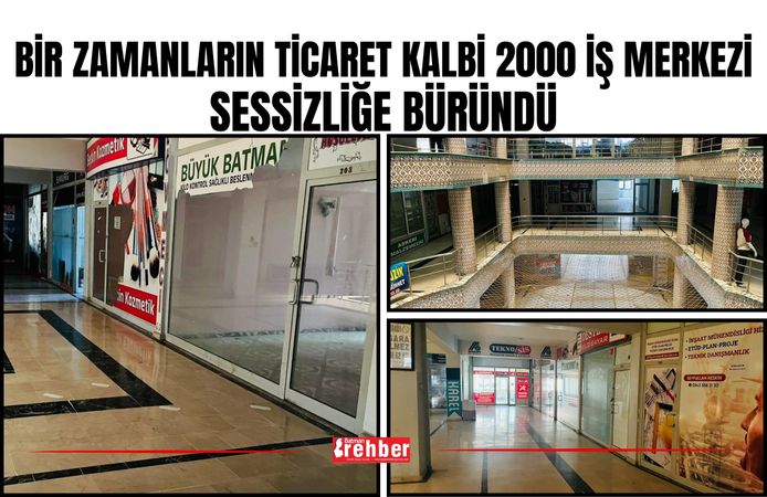 Bir Zamanların Ticaret Kalbi 2000 İş Merkezi Sessizliğe Büründü