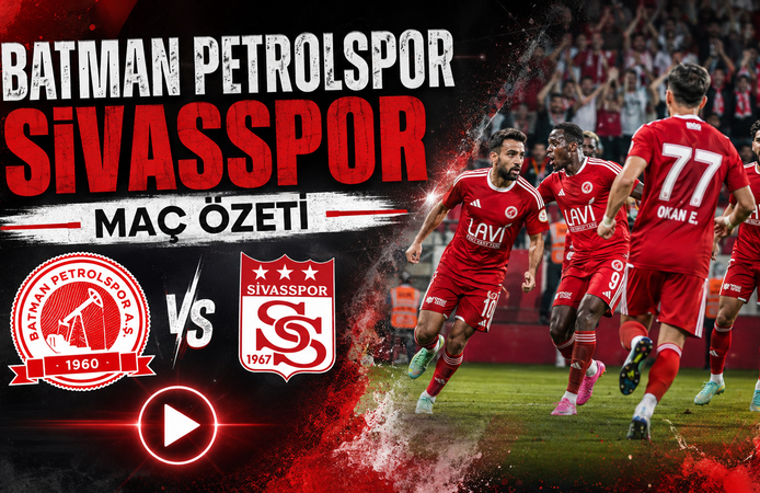 Batman Petrolspor - Sivasspor | Maç Özeti | Trendyol 1. Lig