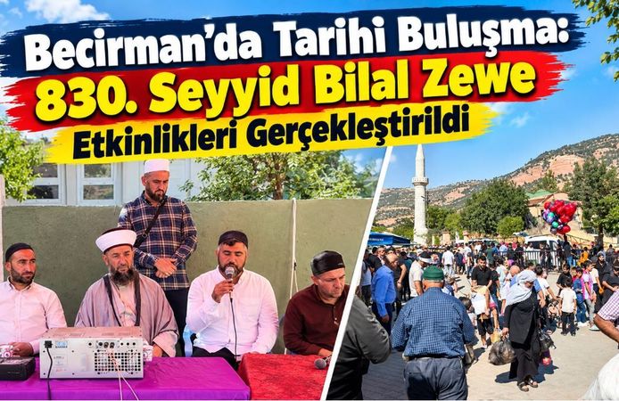 Becirman’da Tarihi Buluşma: 830. Seyyid Bilal Zewe Etkinlikleri Gerçekleştirildi