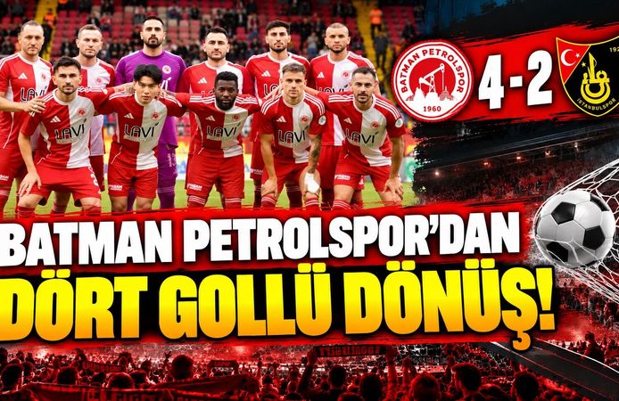 Batman Petrolspor’dan Dört Gollü Dönüş!