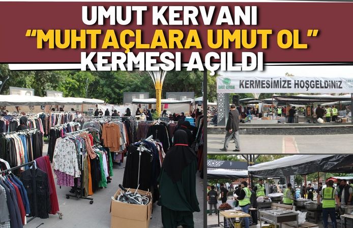 Batman’da Umut Kervanı “Muhtaçlara Umut Ol” Kermesi Açıldı