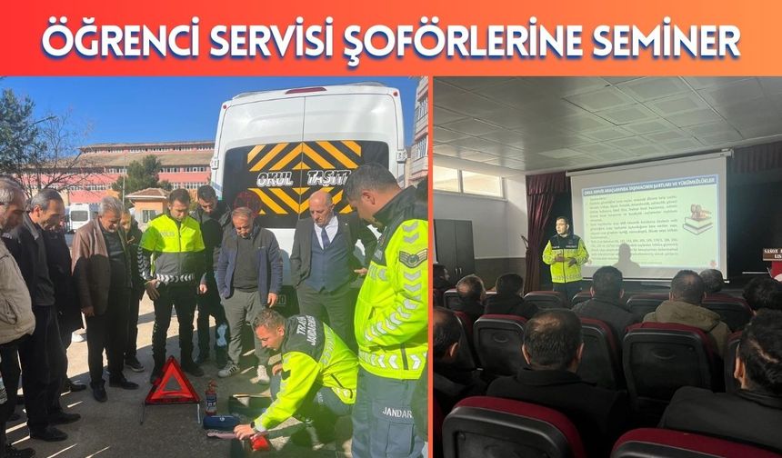 Öğrenci Servisi Şoförlerine Seminer