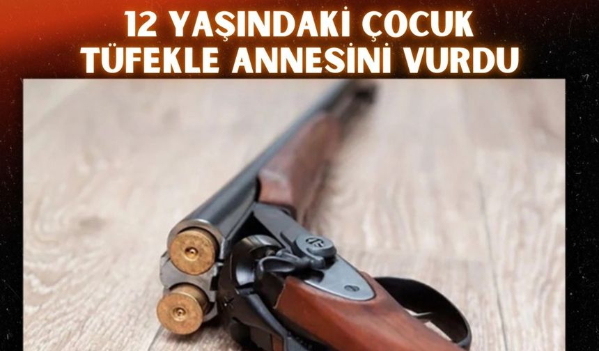 12 Yaşındaki Çocuk Tüfekle Annesini Vurdu