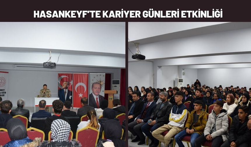 Hasankeyf’te Kariyer Günleri Etkinliği