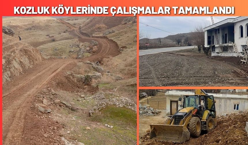 Kozluk Köylerinde Çalışmalar Tamamlandı