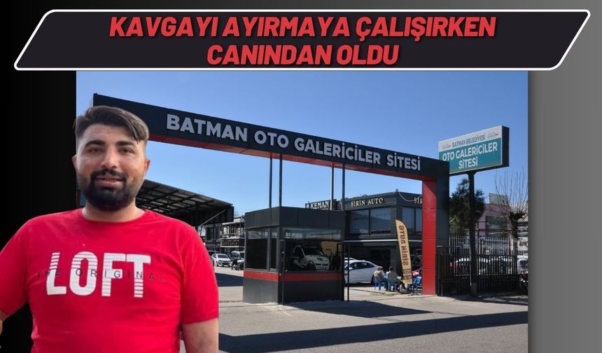 Kavgayı Ayırmaya Çalışırken Canından Oldu