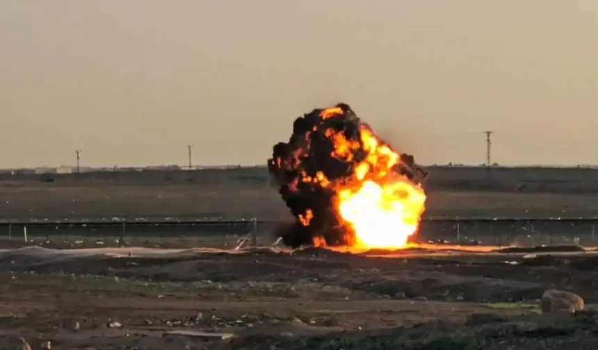 Suriye'den getirildiği tespit edilen 2 anti-tank mayını imha edildi
