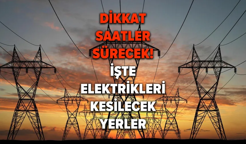Batman’da Sason, Kozluk, Gercüş ve Beşiri ilçelerinde elektrik kesintisi