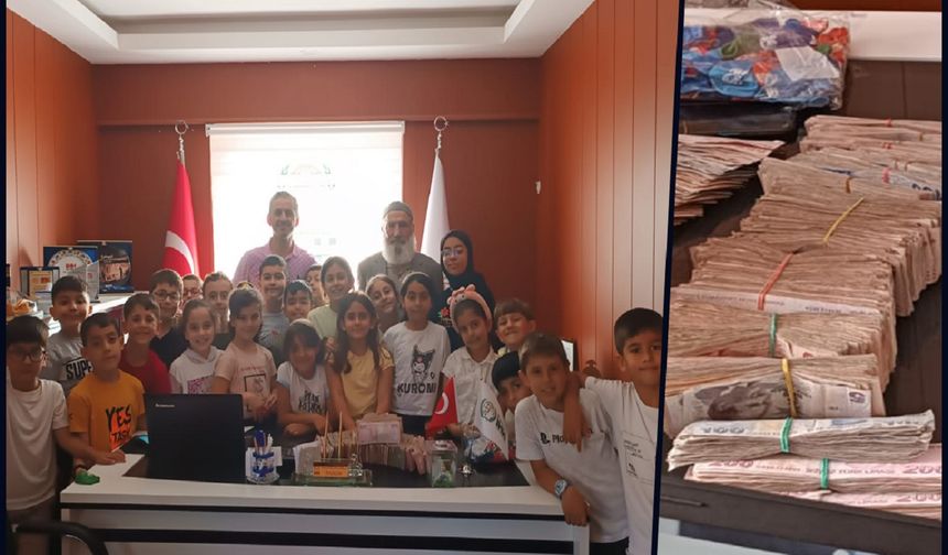 Sarayiçi İlkokulu öğrencileri 20 Gazzeli yetime sponsor oldu