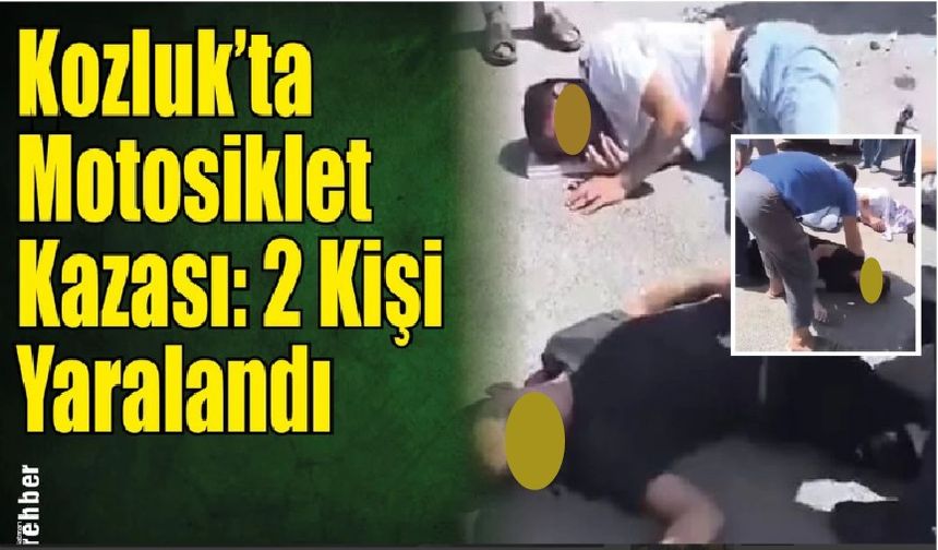 Kozluk'ta Motosiklet Kazası: 2 Kişi Yaralandı