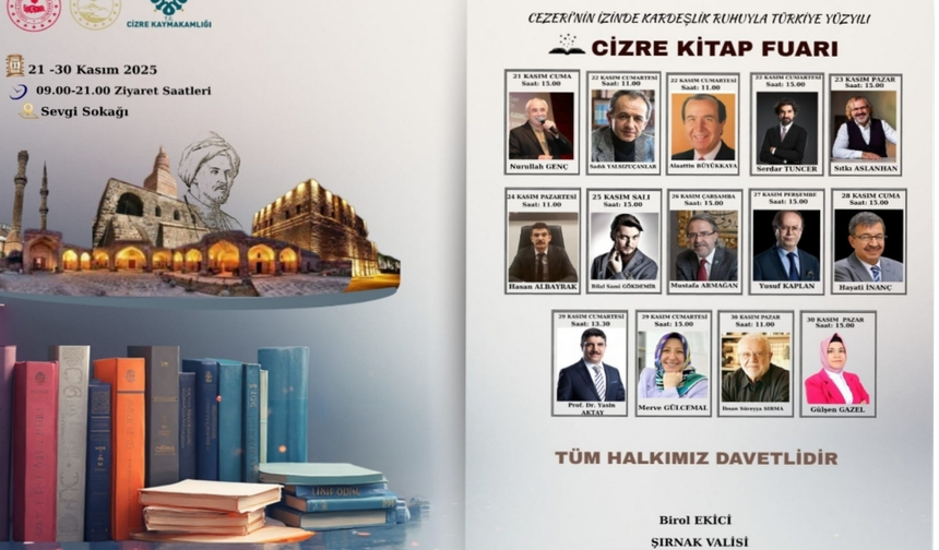 Cizre'de kitap fuarı düzenlenecek 