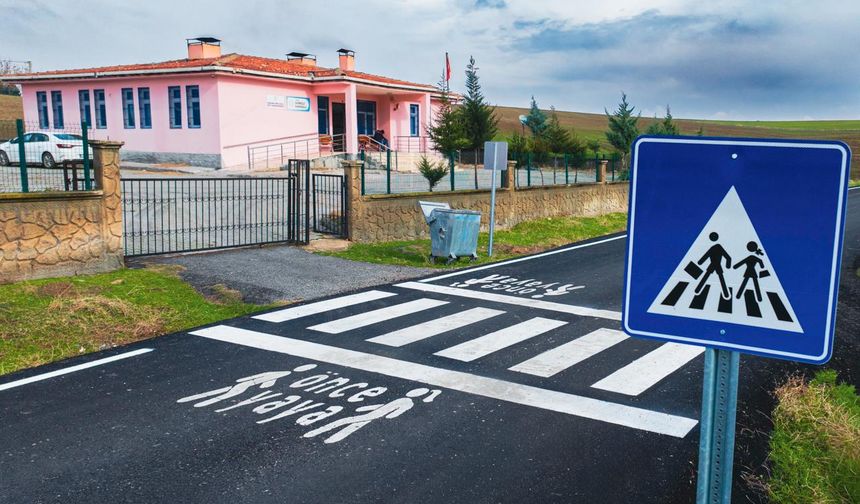Batman’ın Köy Yollarında Trafik Güvenliğine "Özel" Dokunuş
