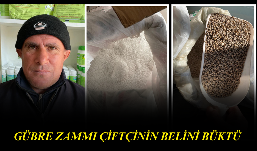 Gübre Zammı Çiftçinin Belini Büktü