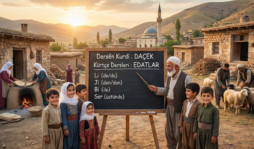 Dersên Kurdî DAÇEK - Kürtçe Dersleri EDATLAR