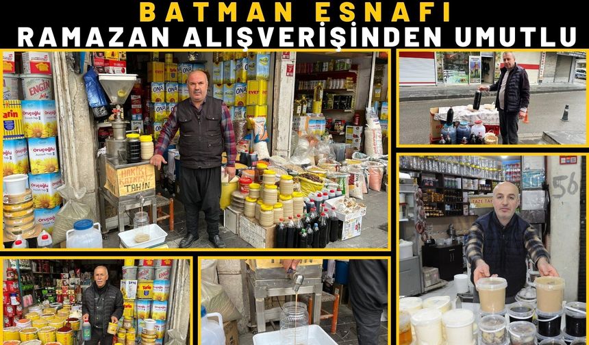 Batman Esnafı Ramazan Alışverişinden Umutlu