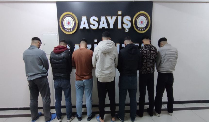 Gaziantep'te silahlı saldırıya karışan 7 şüpheli tutuklandı