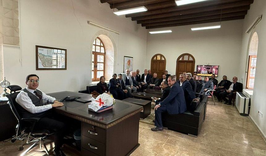 Gercüş Kaymakamı Öztaş, Muhtarlarla Bir Araya Geldi